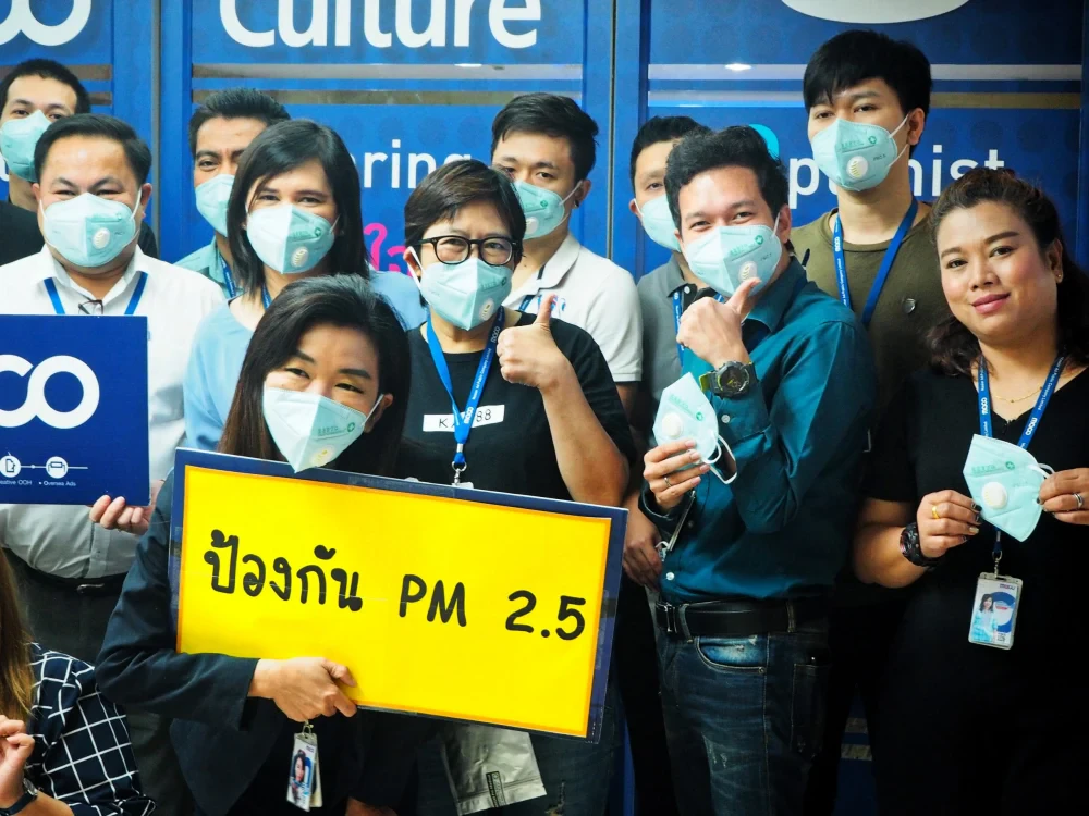MACO ใส่ใจพร้อมูดูแล ส่งความห่วงใยช่วยกันป้องกันฝุ่น PM2.5