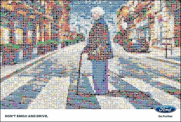 Ford Launches Print Ads “Emoji”