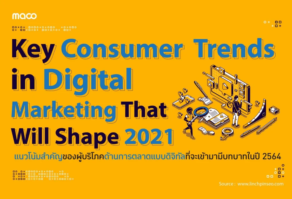 แนวโน้มสำคัญของผู้บริโภคกับการตลาดแบบดิจิทัลที่จะเข้ามามีบทบาทในปี 2021