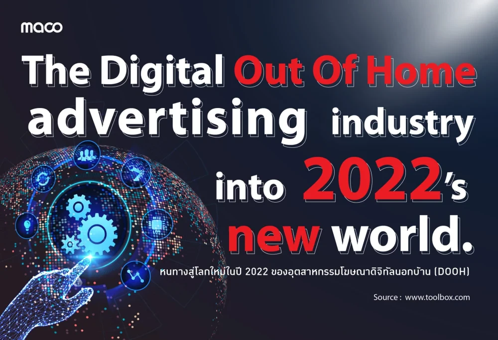 The Digital Out Of Home advertising industry into 2022’s new world