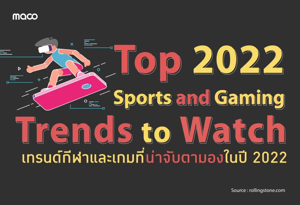 The top 2022 sports and gaming trends to watch