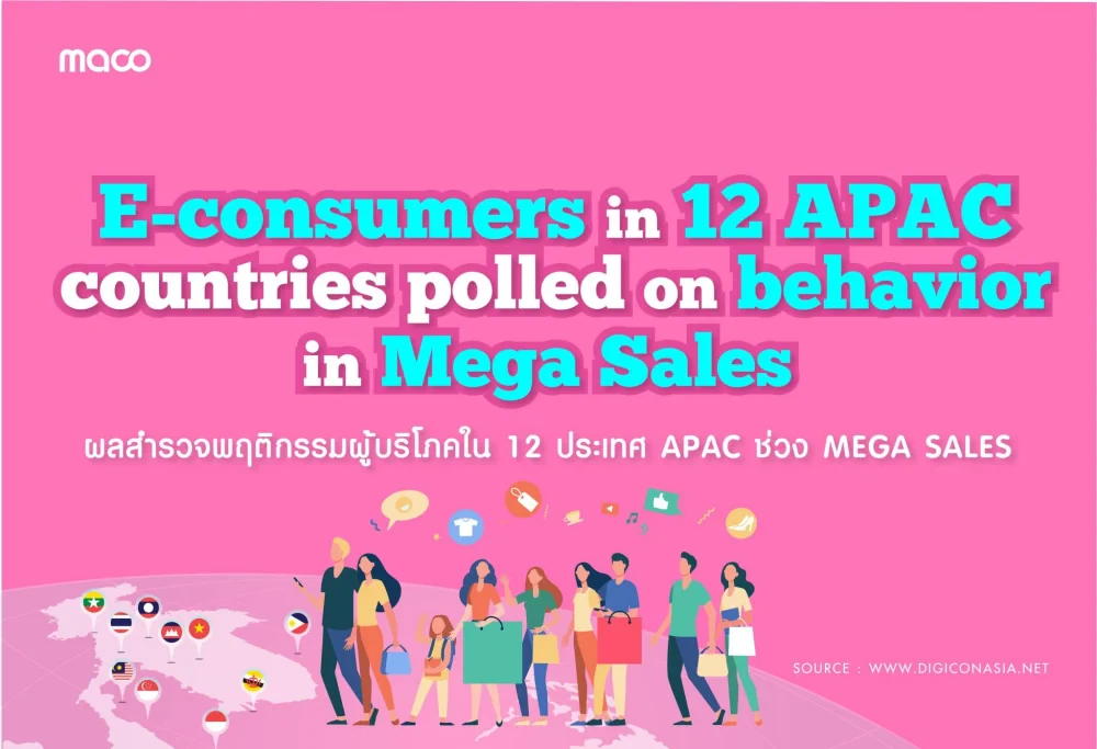 E-consumers in 12 APAC countries polled on behavior in Mega Sales