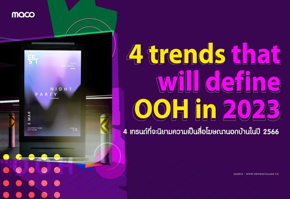 Four trends that will define Out-of-Home in 2023