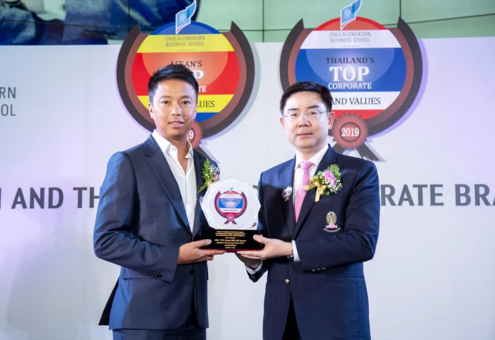 VGI สุดยอดองค์กรที่มีมูลค่าแบรนด์สูงสุด การันตีด้วยรางวัล Thailand’s Top Corporate Brands 2019