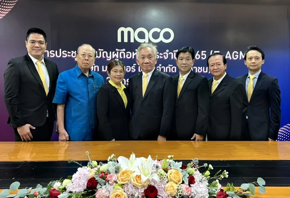 MACO held an annual ordinary shareholder meeting for 2022 via E-AGM
